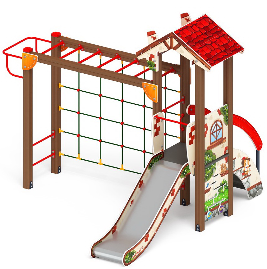 В ГОСТЯХ У СКАЗКИ детский игровой комплекс ДИК 1.05.01-04.С (H=900)
