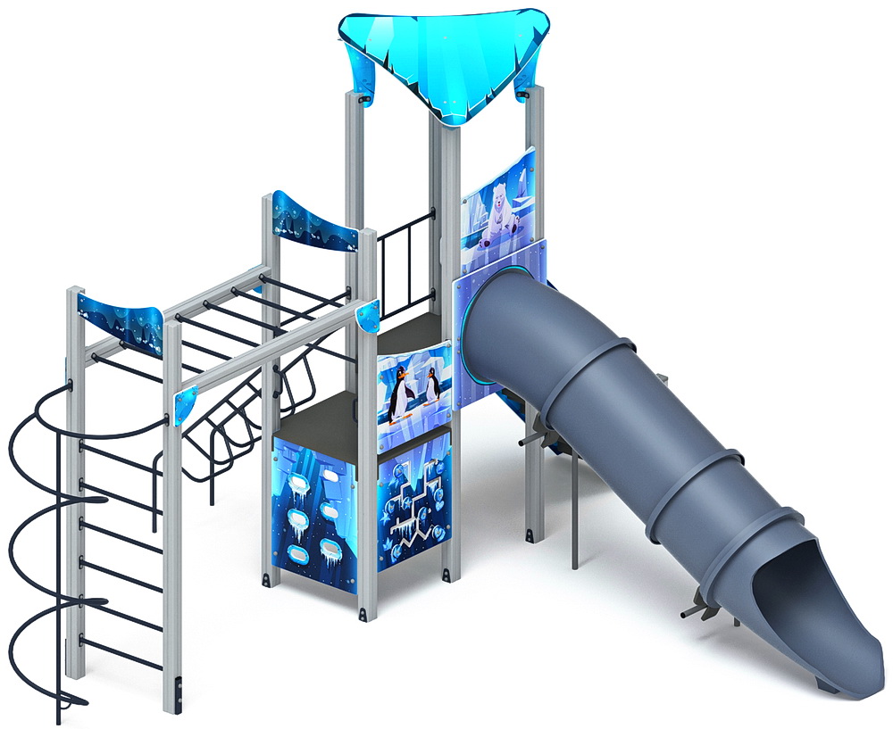 ВОЛШЕБНЫЙ ГОРОД детский игровой комплекс ДИК 2.19.04-02 (H=1500)