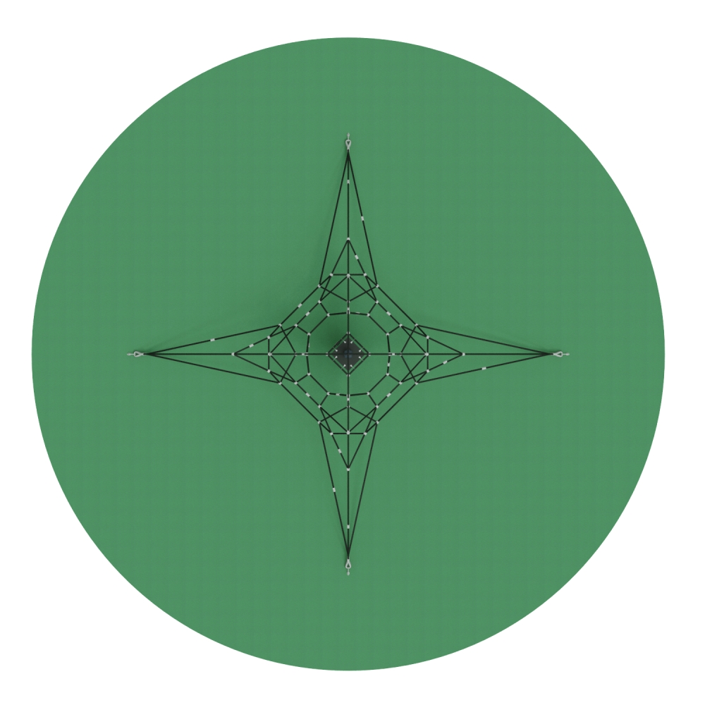 Лаз-сетка Пирамида (на резиновое покрытие) СК 2.05.04-РК