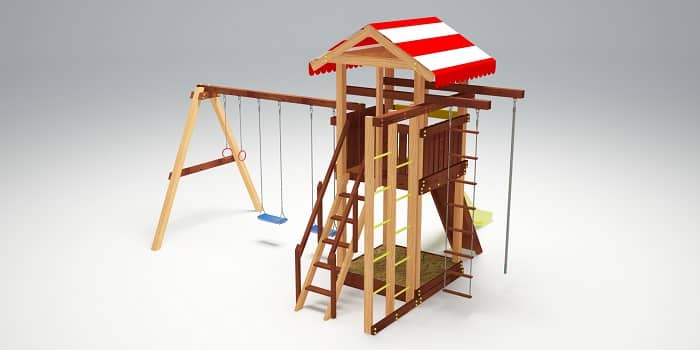 Детская площадка из дерева Савушка "4 сезона" - 3