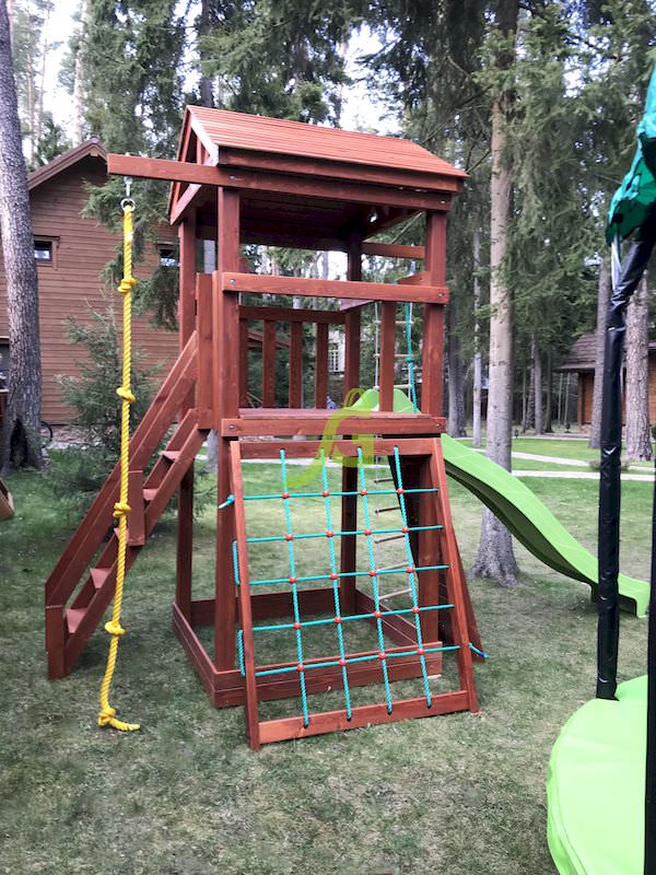 Детская площадка IgraGrad Панда Фани Tower скалодром