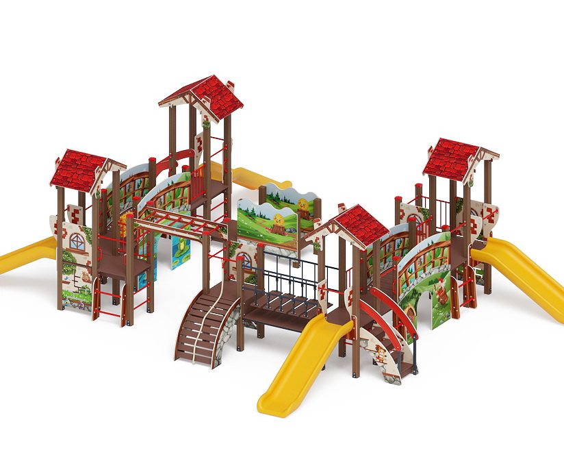 В ГОСТЯХ У СКАЗКИ детский игровой комплекс ДИК 1.05.01-30 (H=900)