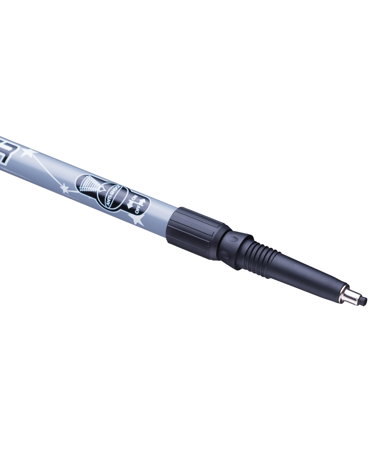 Палки для скандинавской ходьбы Starfall, 77-135 см, 2-секционные, серый/чёрный/белый