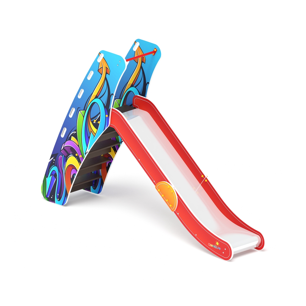 ГРАФФИТИ горка средняя (H=1200) ИО 41.01.07-01