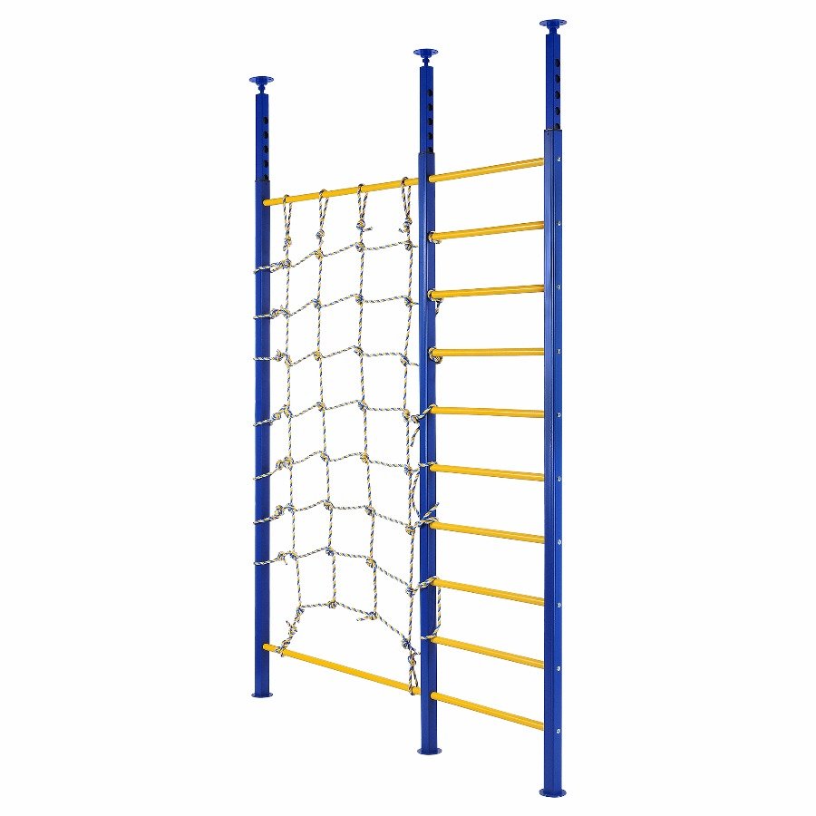 Домашний спортивный комплекс в распор Семейный R, с сетью для лазанья