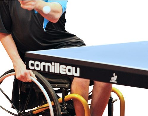 ТЕННИСНЫЙ СТОЛ ПРОФЕССИОНАЛЬНЫЙ CORNILLEAU COMPETITION 740 W, ITTF (ЗЕЛЕНЫЙ)