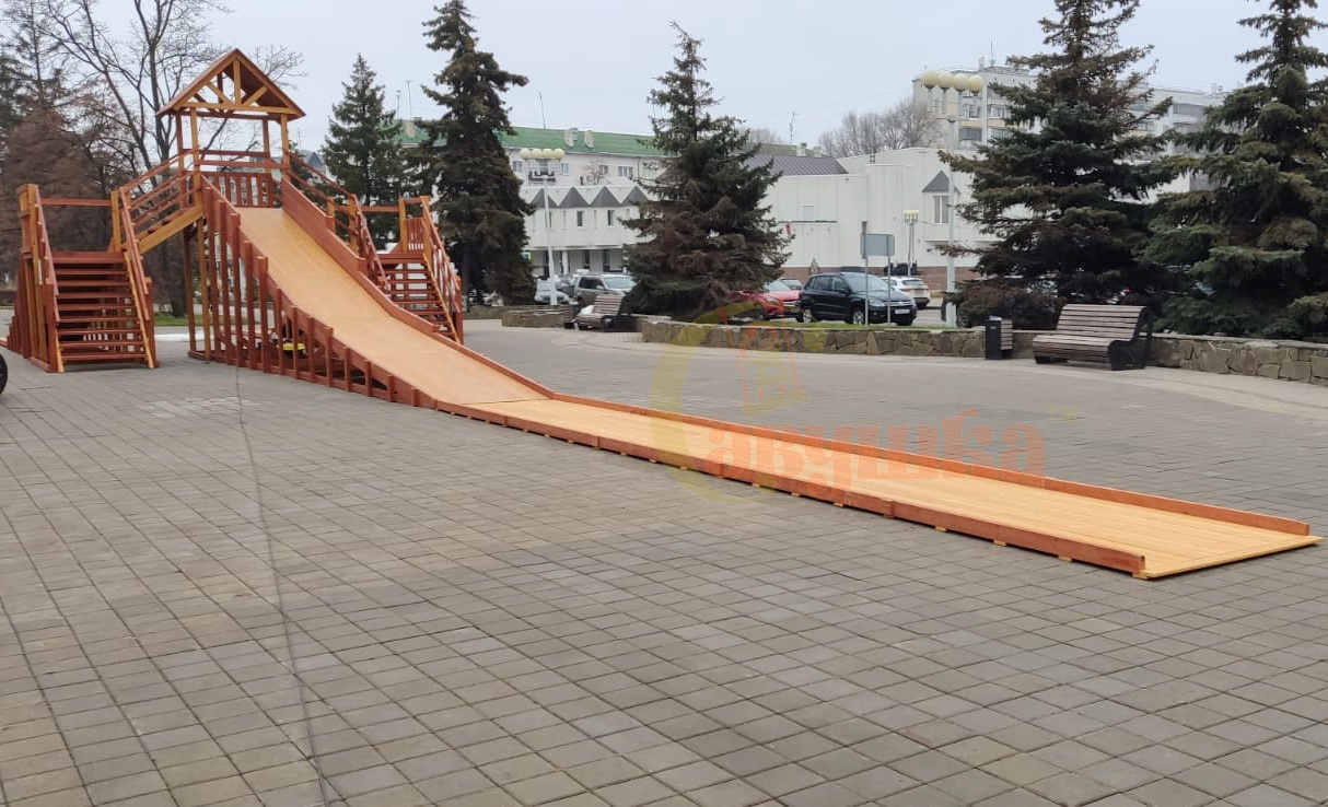 Выкат для зимней горки (10 м) Савушка