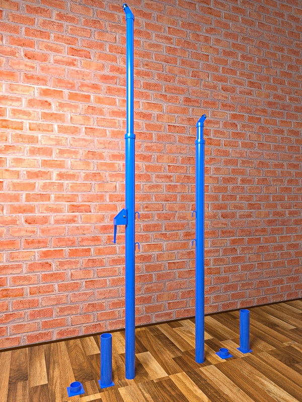 Стойки волейбольные телескопические 03.100