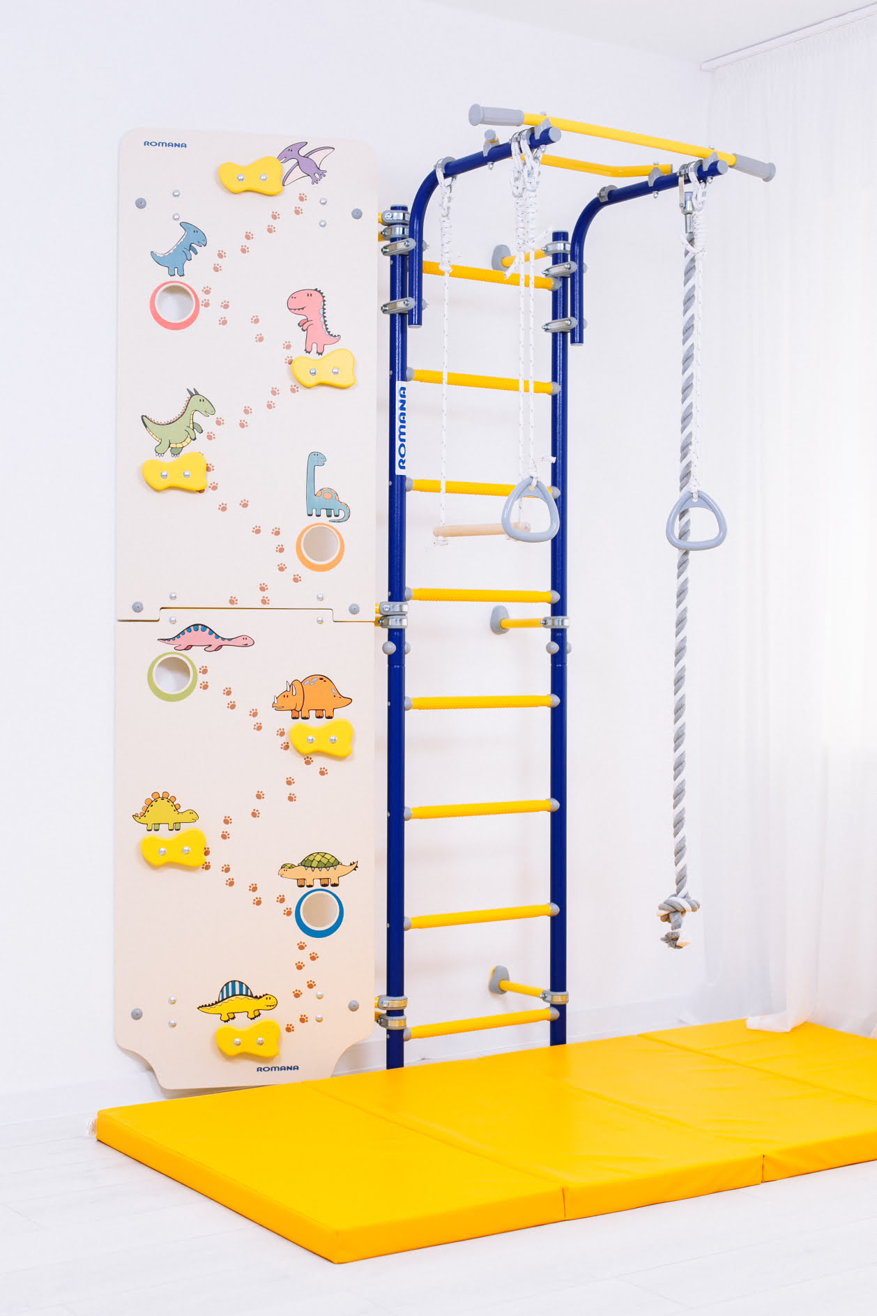 Шведская стенка Next Skalolaz ROMANA (01.21.8.06.490.03.00-24 + 6.08.00) синяя слива