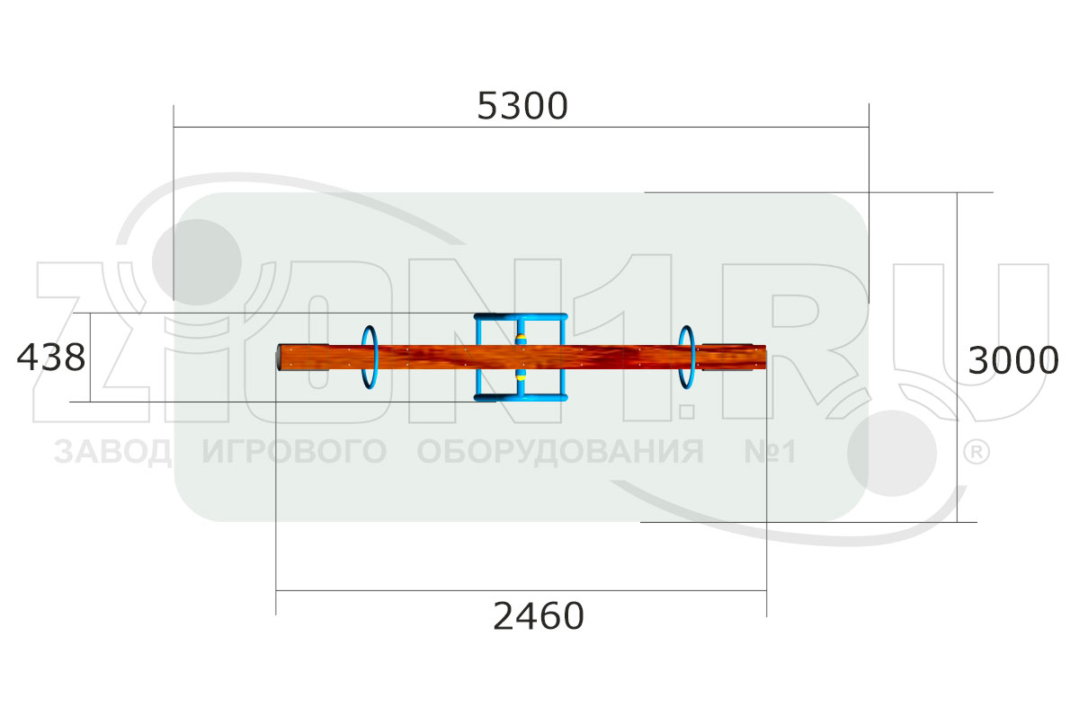 Качалка-балансир ZION Малютка (КЧ026)