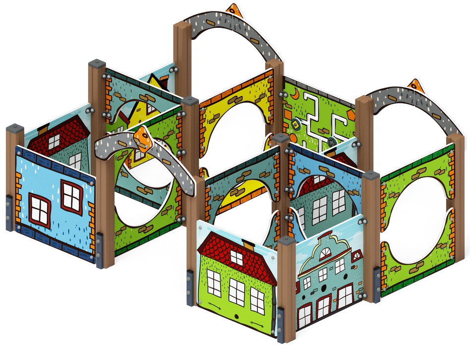 Лабиринт КУБИК 2 (Город) игровая форма МФ 20.01.02-01