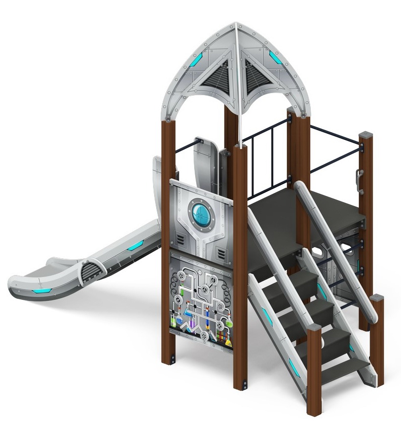 КОСМОПОРТ детский игровой комплекс ДИК 2.14.08-01 (H=1200)