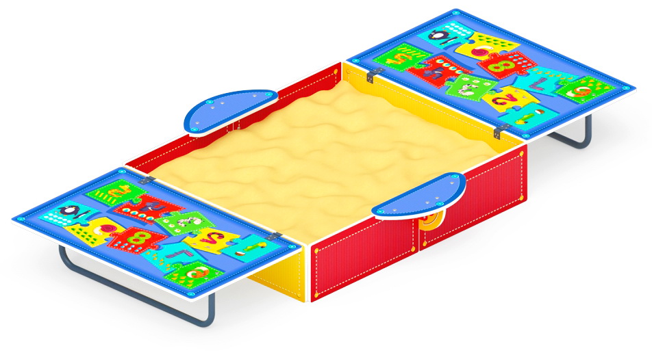 АРИФМЕТИКА песочница с крышкой (крупная) ИО 5.01.11-07