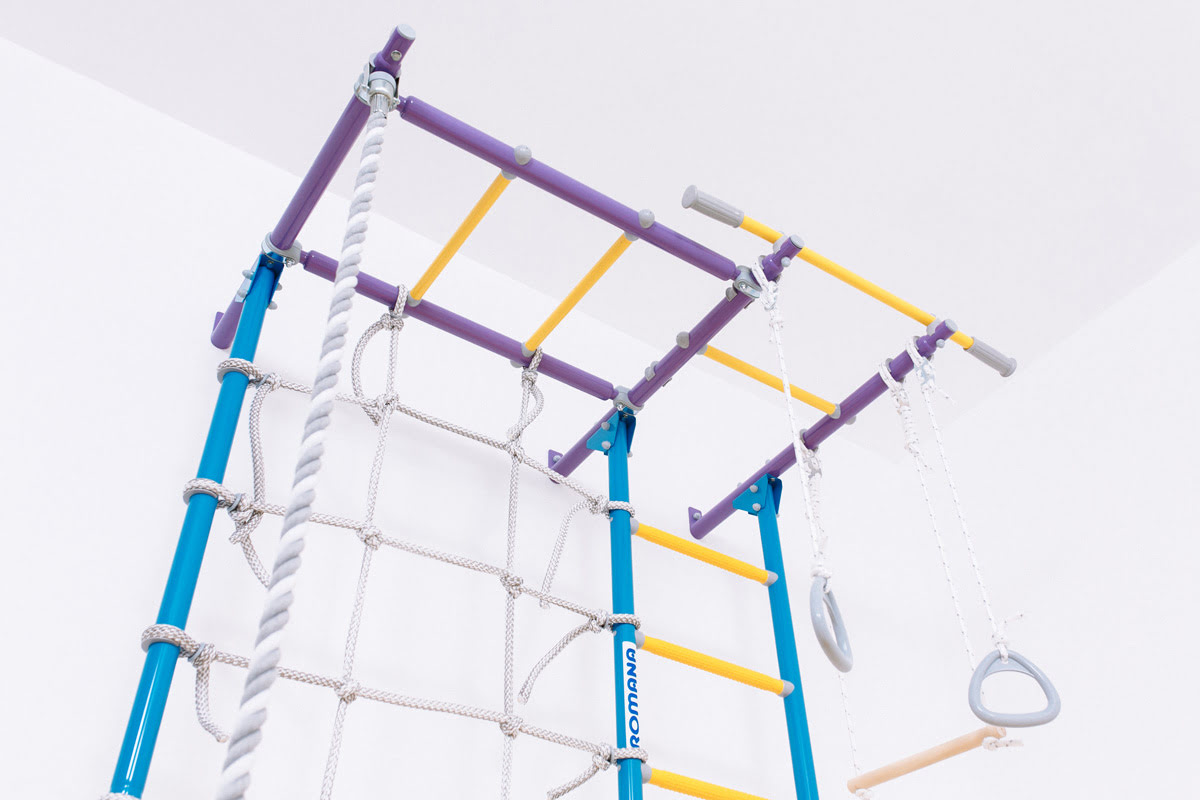 Домашний спортивный комплекс S7 Romana (01.31.7.06.410.05.00-68) сиренево/голубой