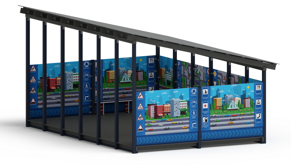 Теневой навес (ДПС) МФ 71.6.4-14