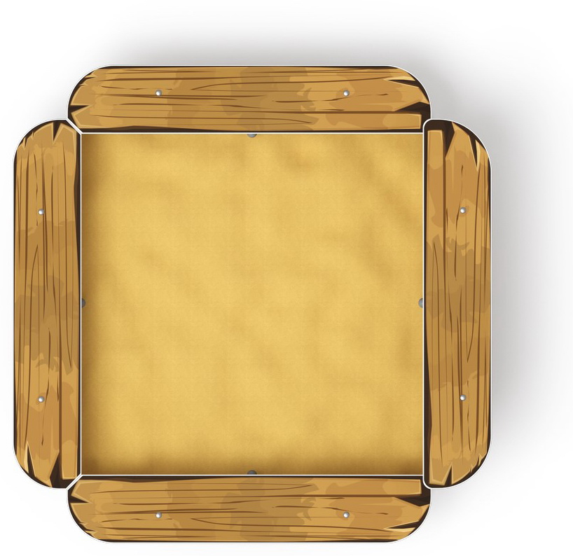 Песочница СРЕДНЯЯ (коричневый) ИО 5.01.15-02