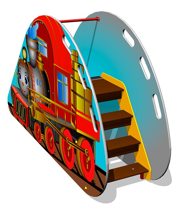 Горка детская ZION Паровозик (Г003)