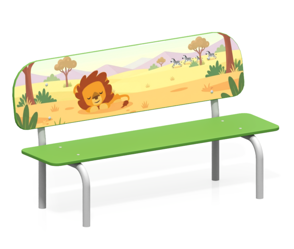 Лавочка детская Львенок в цирке МФ-32.13