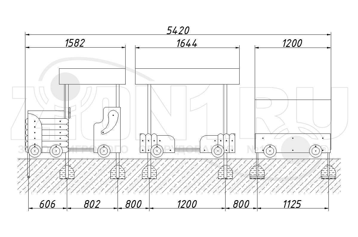 Игровой макет ZION Машинист (ИМ031)