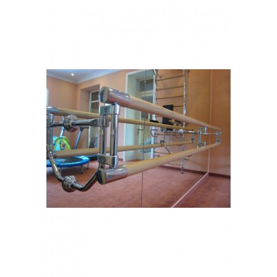 Балетный станок двухрядный пристенный