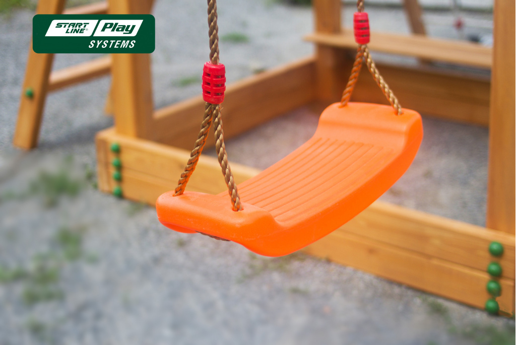 Cиденье для качели «лодочка» (красное) slp systems