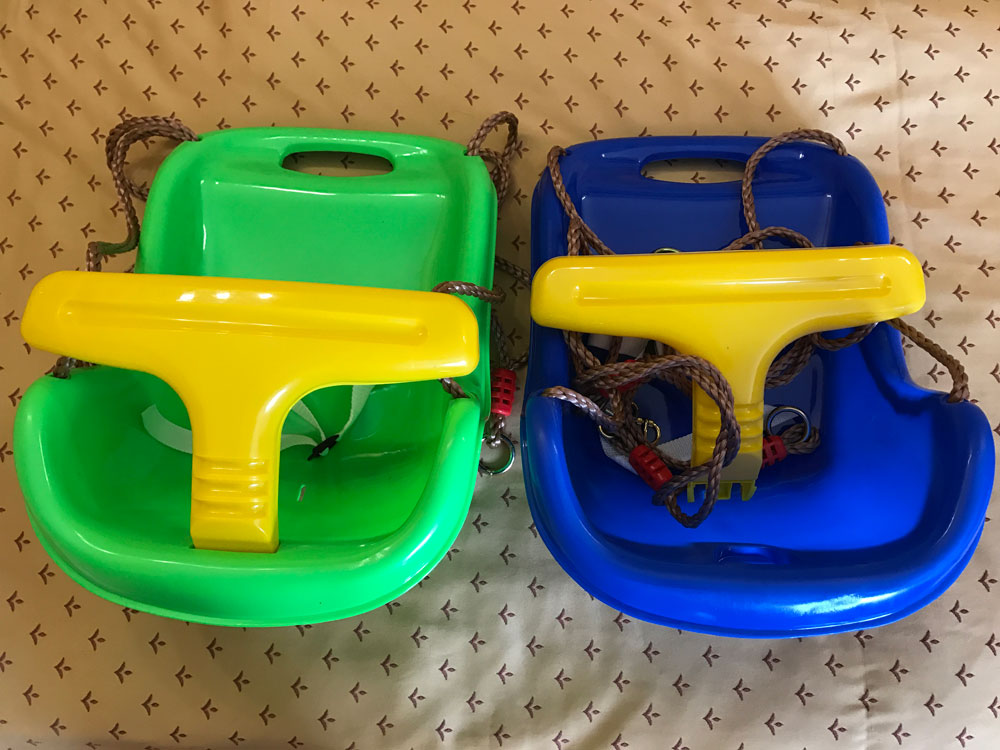 Качели 2 в 1 (люкс) Зеленые