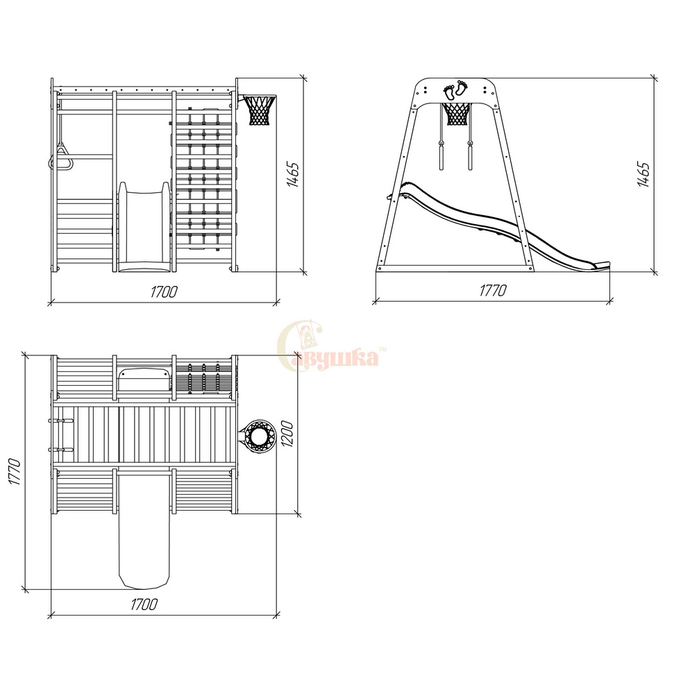 Игровой комплекс Савушка НЕПОСЕДА 1