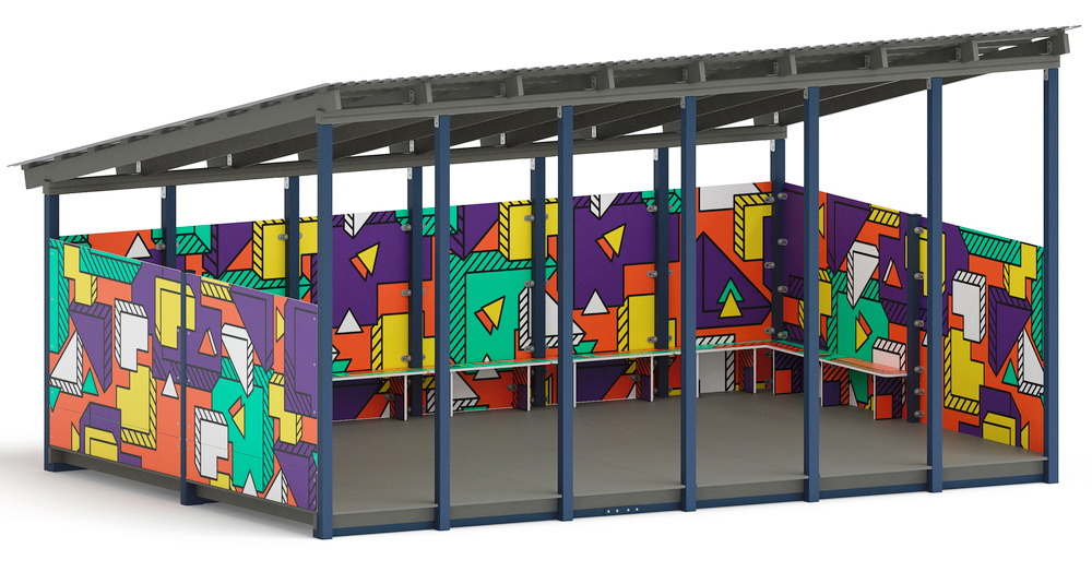 Теневой навес (Геометрия) МФ 71.6.4-03