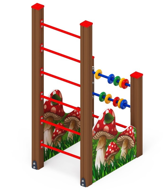 Детская площадка Спортивная серия для младшего возраста МУХОМОРЧИК 2 СК 1.01.08-01
