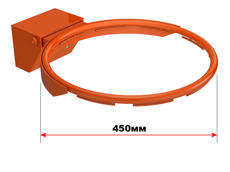 Кольцо баскетбольное амортизационное, игровое (01.302)