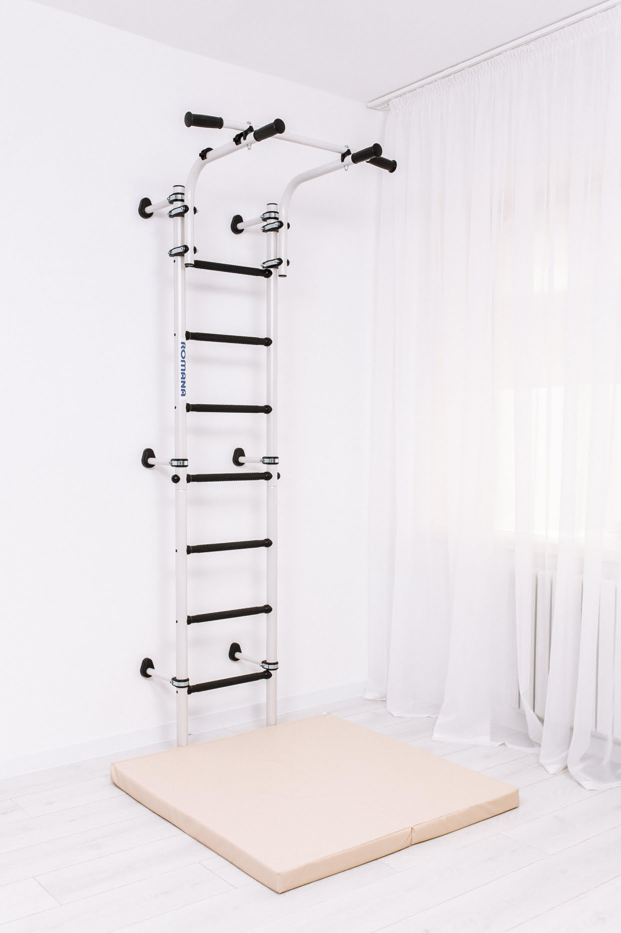 Шведская стенка S9 Romana (01.21.7.06.410.04.00-01) белый антик/золото