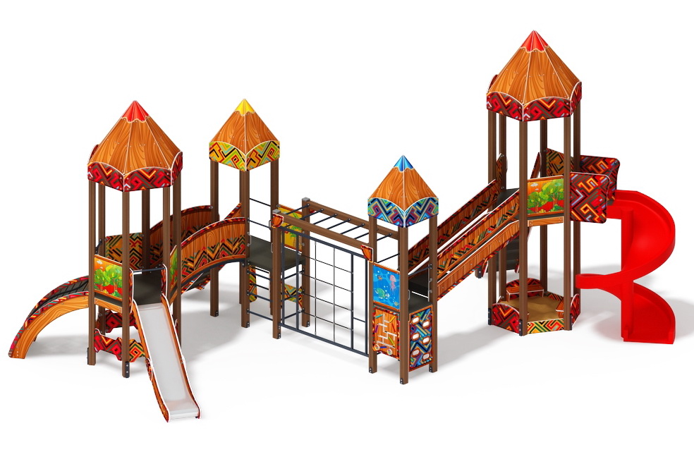 КАРАНДАШИ детский игровой комплекс ДИК 2.26.06-01.С (H=1200 H=2000)