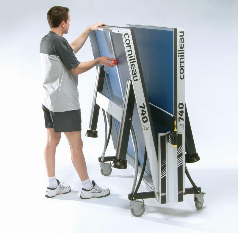 ТЕННИСНЫЙ СТОЛ ПРОФЕССИОНАЛЬНЫЙ CORNILLEAU COMPETITION 740 W, ITTF (ЗЕЛЕНЫЙ)