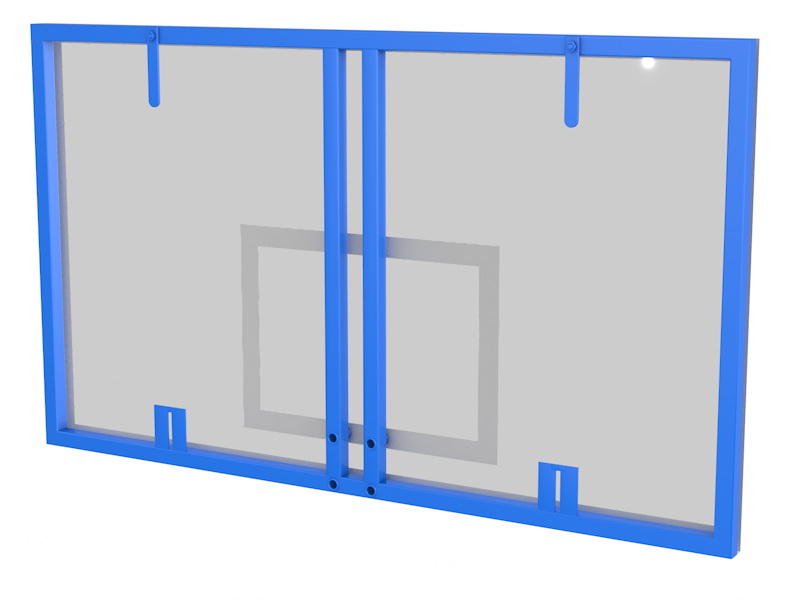 Щит баскетбольный профессиональный из поликарбоната (для ферм и стоек)