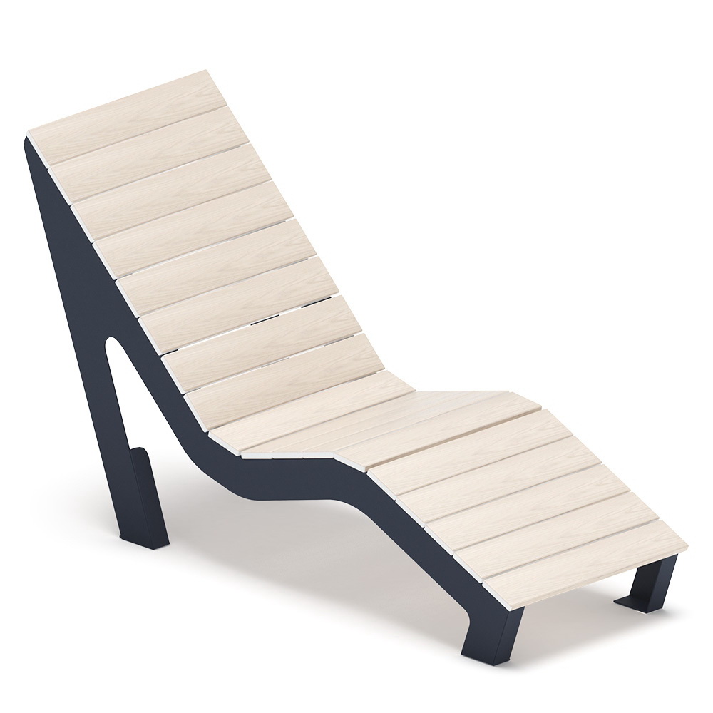 Шезлонг парковый (Светлый дуб) МФ 42.03.01-01