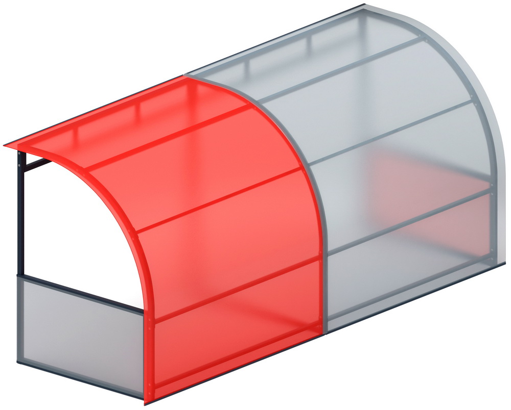 Теневой навес для колясок (2 секции) МФ 742.01