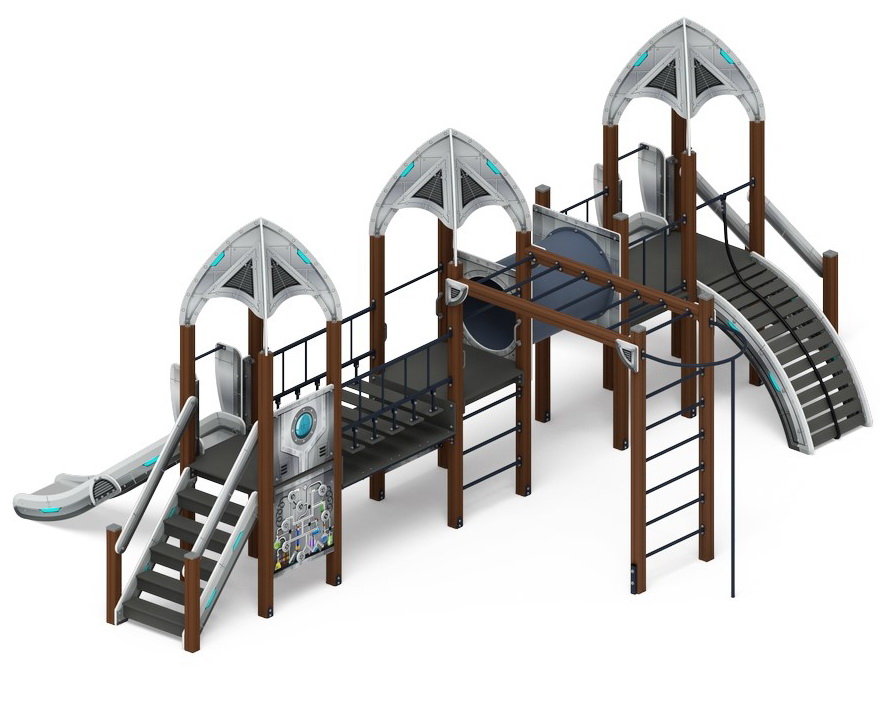 КОСМОПОРТ детский игровой комплекс ДИК 2.14.05-01 (H=1200)