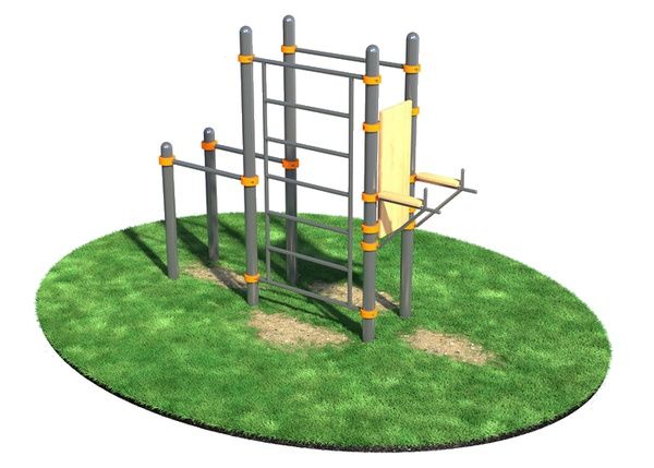 Турник, брусья, вертикальный пресс, шведская стенка СВС-68