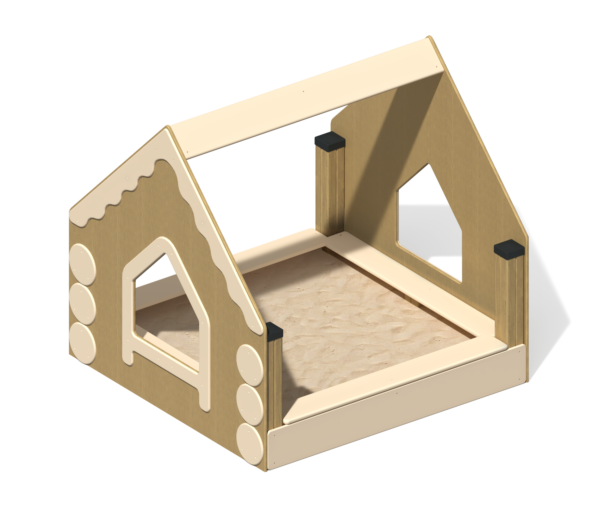 Песочница для детской площадки Домик ПС-58