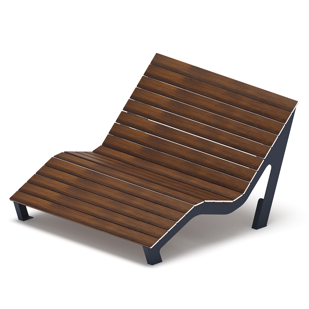 Шезлонг парковый (Темный дуб) МФ 42.03.01-20