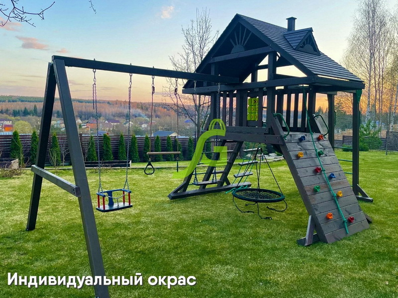 Детская площадка IgraGrad Крепость Фани с рукоходом (дерево)