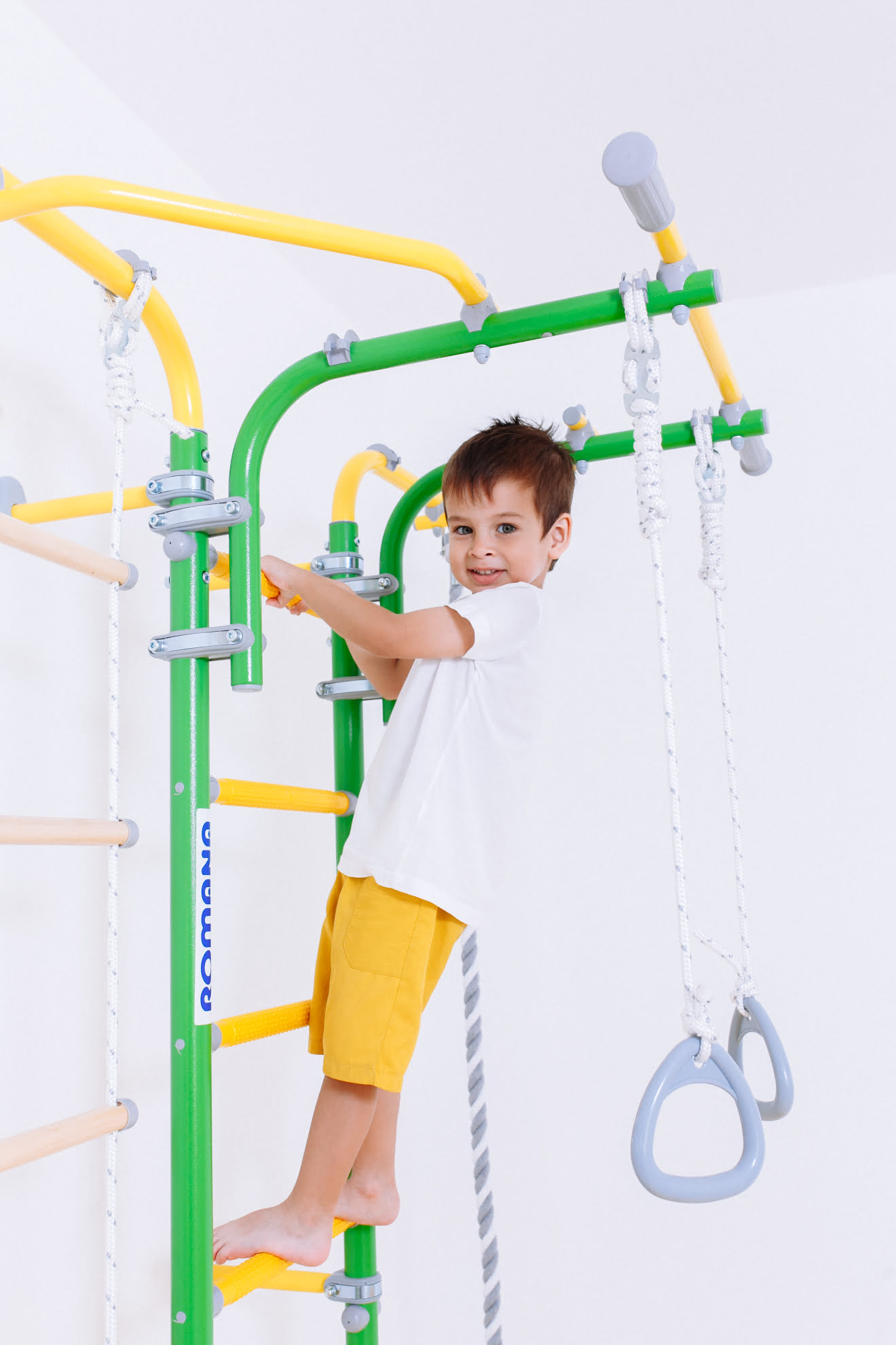 Шведская стенка S6 Karusel Romana(01.21.8.06.410.06.00-14) синяя слива