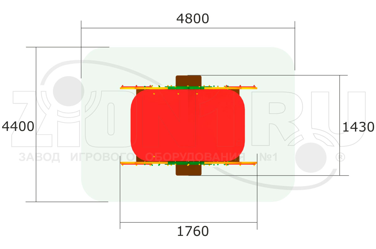 Детский игровой домик ZION Карета 2 (ИМ106)