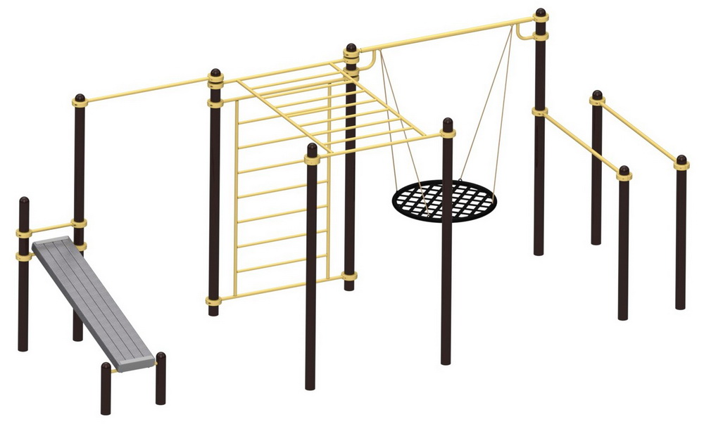 Спортивный комплекс с качелями YSK116