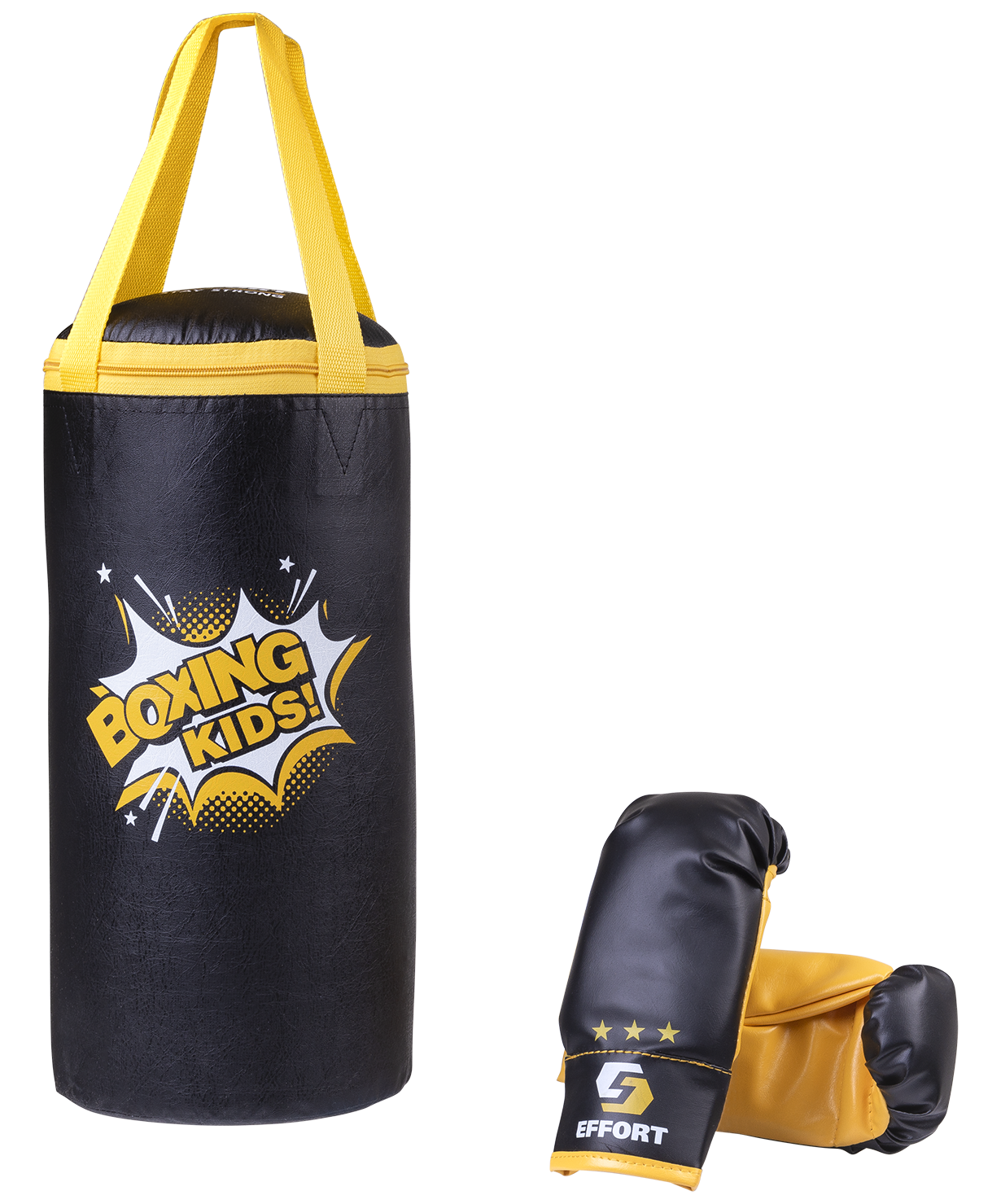 Набор для бокса E1454, кожзам, черный