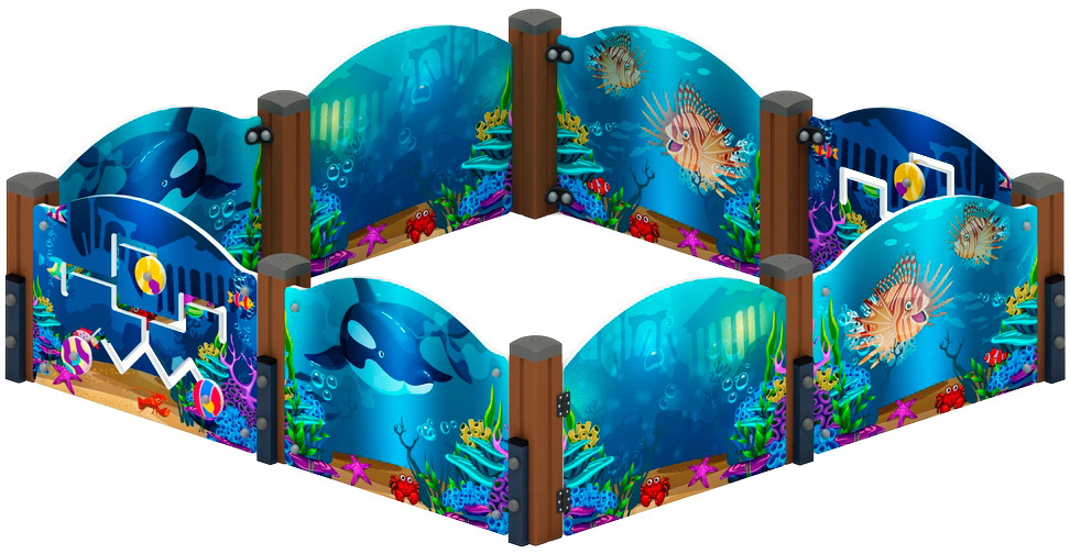 МАНЕЖ (морской) для детской площадки МФ 21.17.01-01