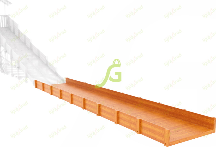 Выкат 9 м для горки для IgraGrad Snow Fox