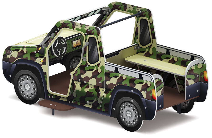ДЖИП пикап САФАРИ игровая форма МФ 10.03.10-10