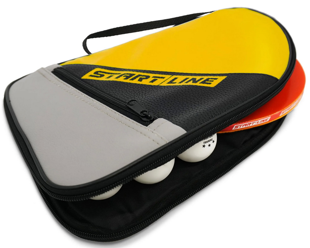 Чехол для теннисной ракетки START LINE желтый