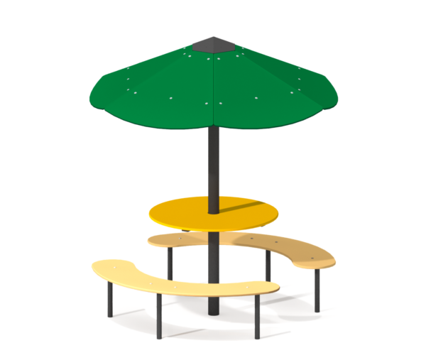 Столик с навесом и лавочками Старт МФ-24